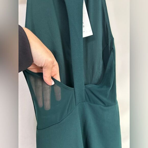 NWT H&M Emerald Green Pencil Midi Dress - Picture 8 of 10